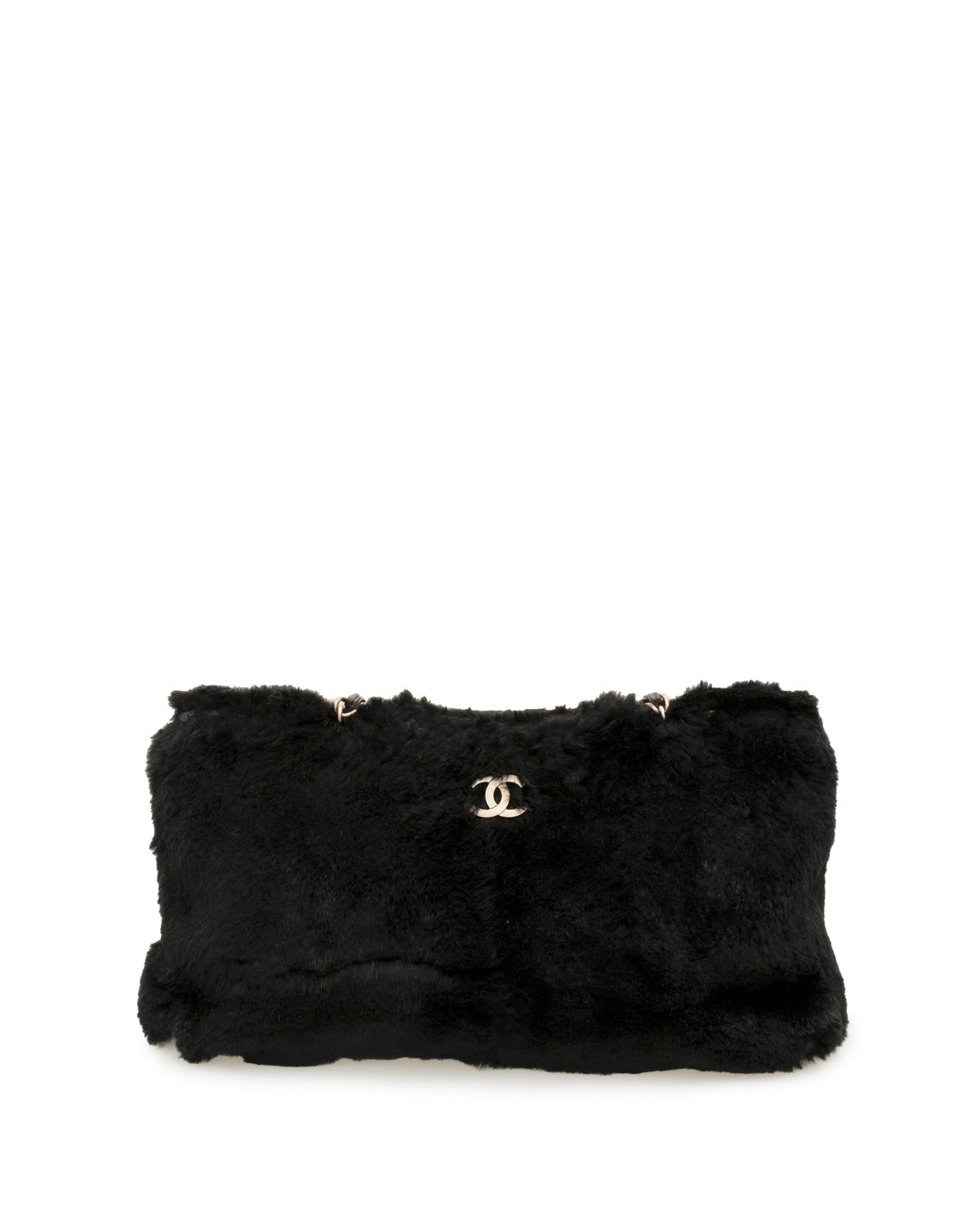 Chanel Chanel Black Fur Soft Tote Bag GHW - AGL1509