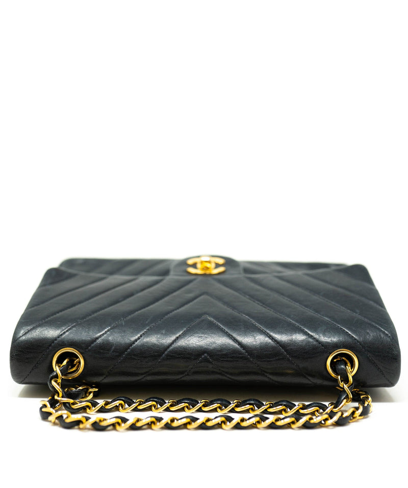 Chanel Rare Vintage Classic Double Flap 23 in Metallic