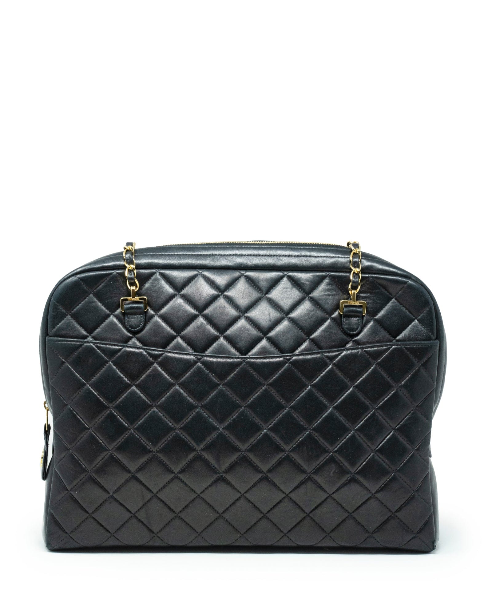 Chanel Chanel black lambskin quilted bag  - AGL1962