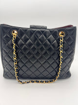 Chanel Chanel Black  Lambskin Shoulder Bag RJC1348