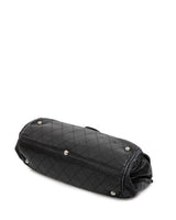 Chanel Chanel Black Lambskin Soft Flap Ritz Bag Large PHW - AGL1472