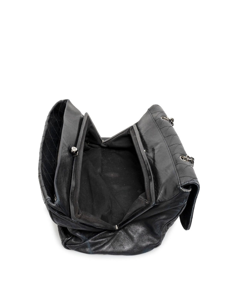 Chanel Black Lambskin Soft Flap Ritz Bag Large PHW - AGL1472 – LuxuryPromise