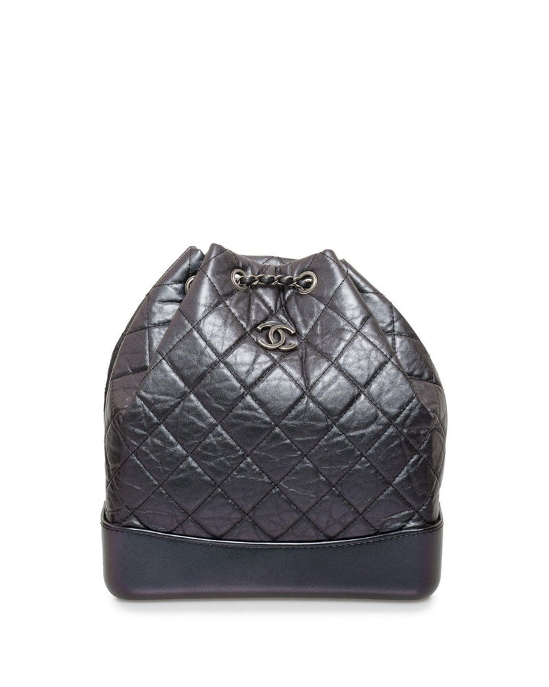 Chanel Gabrielle backpack Black Leather ref.235959 - Joli Closet