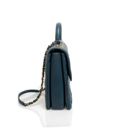 Chanel Chanel Blue Lambskin Trendy Bag - AGL1293
