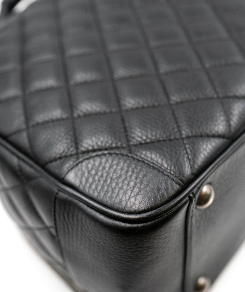 Chanel Duffel Bag / Carry-On Bag - Silver Caviar Travel Xxl Flap Bag  Ruthenium Silver