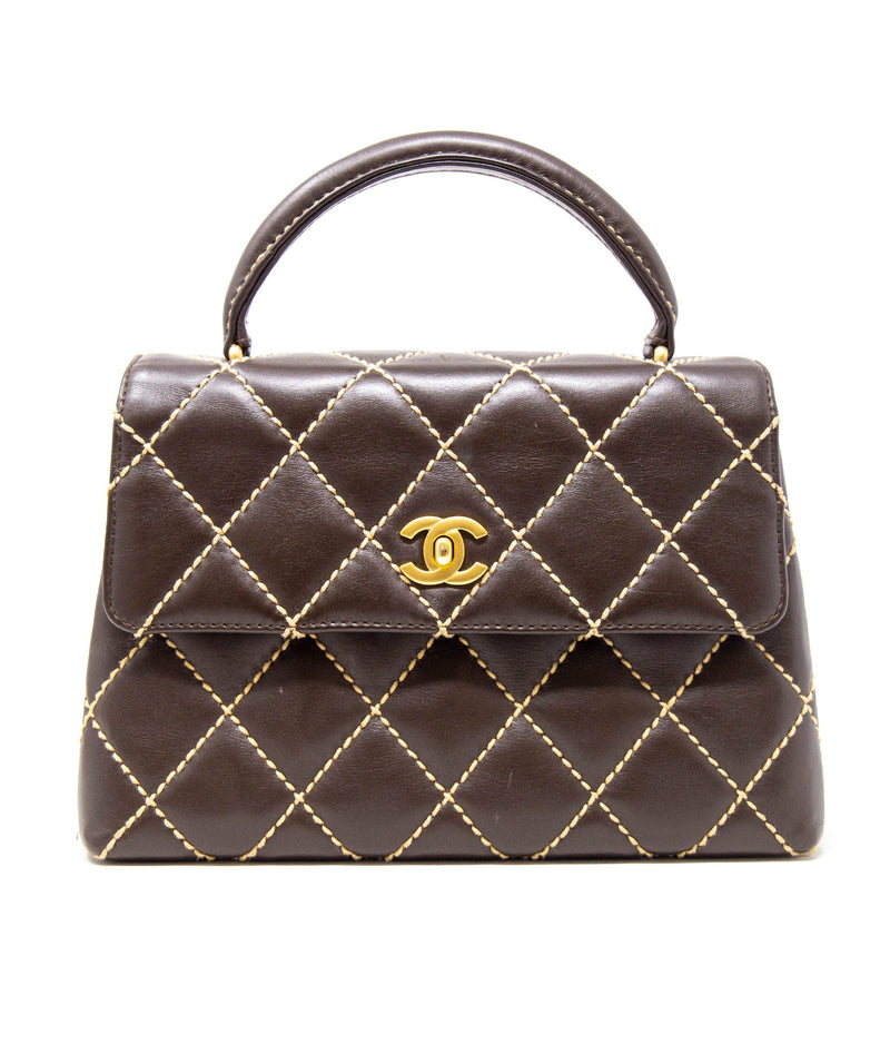 Chanel Wild Stitch Brown Top Handle AGC1185 – LuxuryPromise