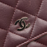 Chanel Chanel Burgundy Classic WOC - AWL1036