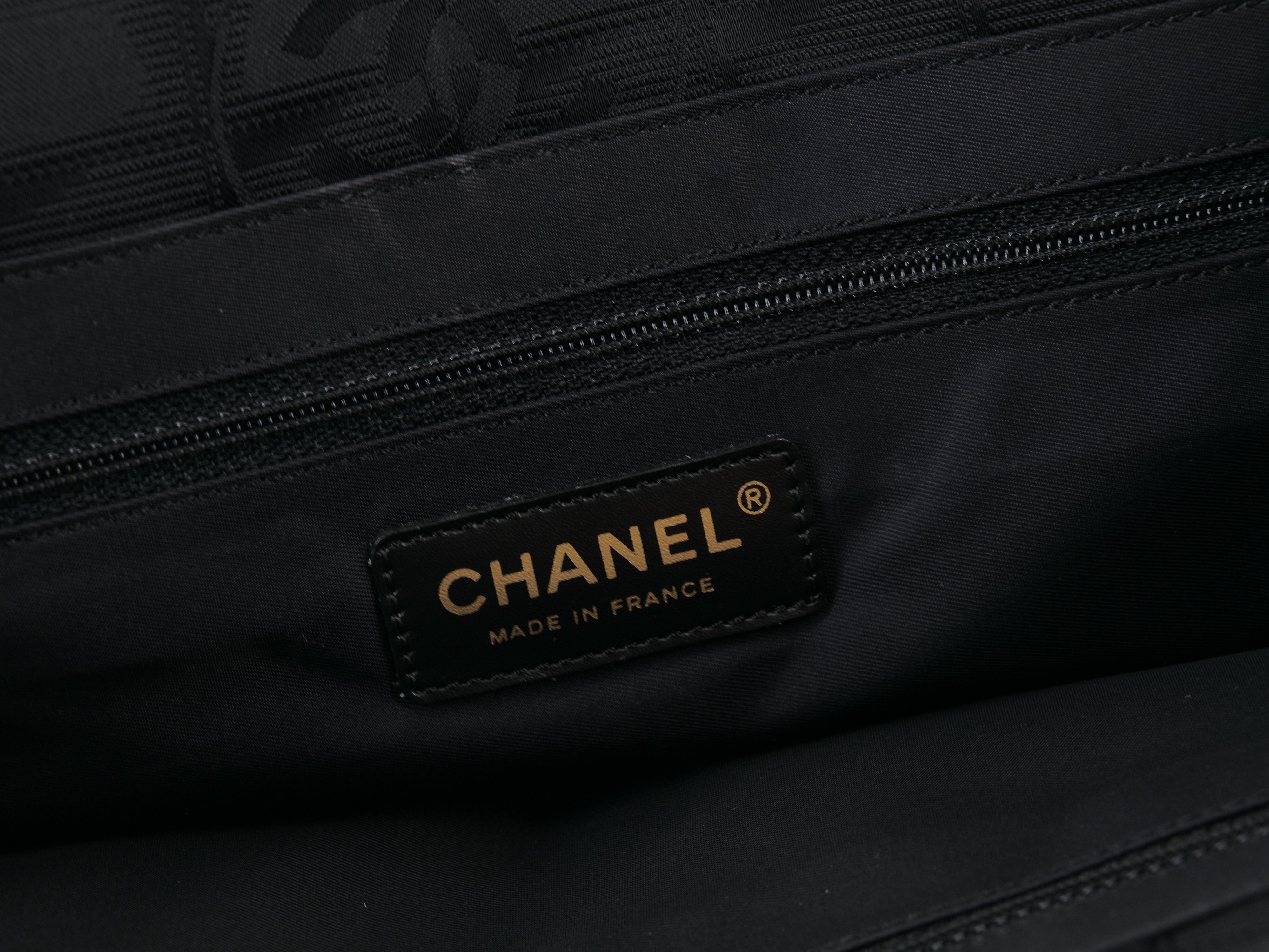 Chanel Chanel Canvas Travel Line Tote Bag ASL3268