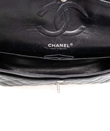 Chanel Chanel Caviar Skin 9" Small Classic Flap Bag with Silver Hardware AWL1696