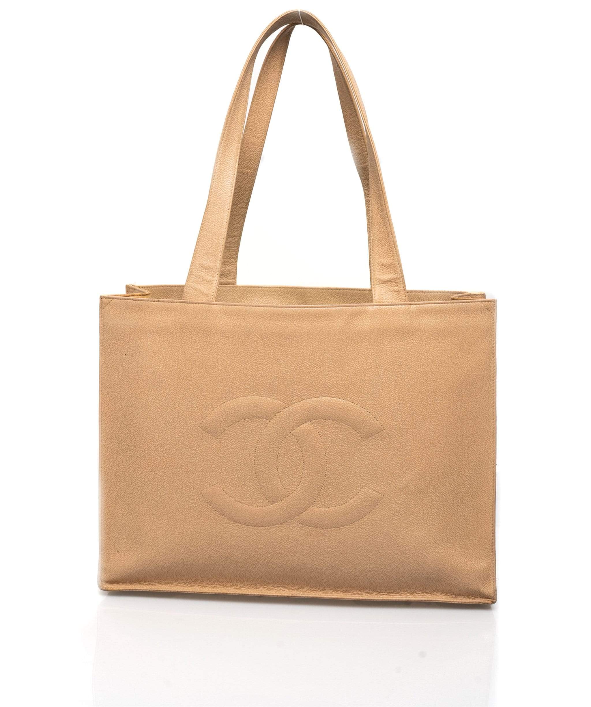 Chanel Chanel Caviar Skin Beige Tote bag - ASL1378