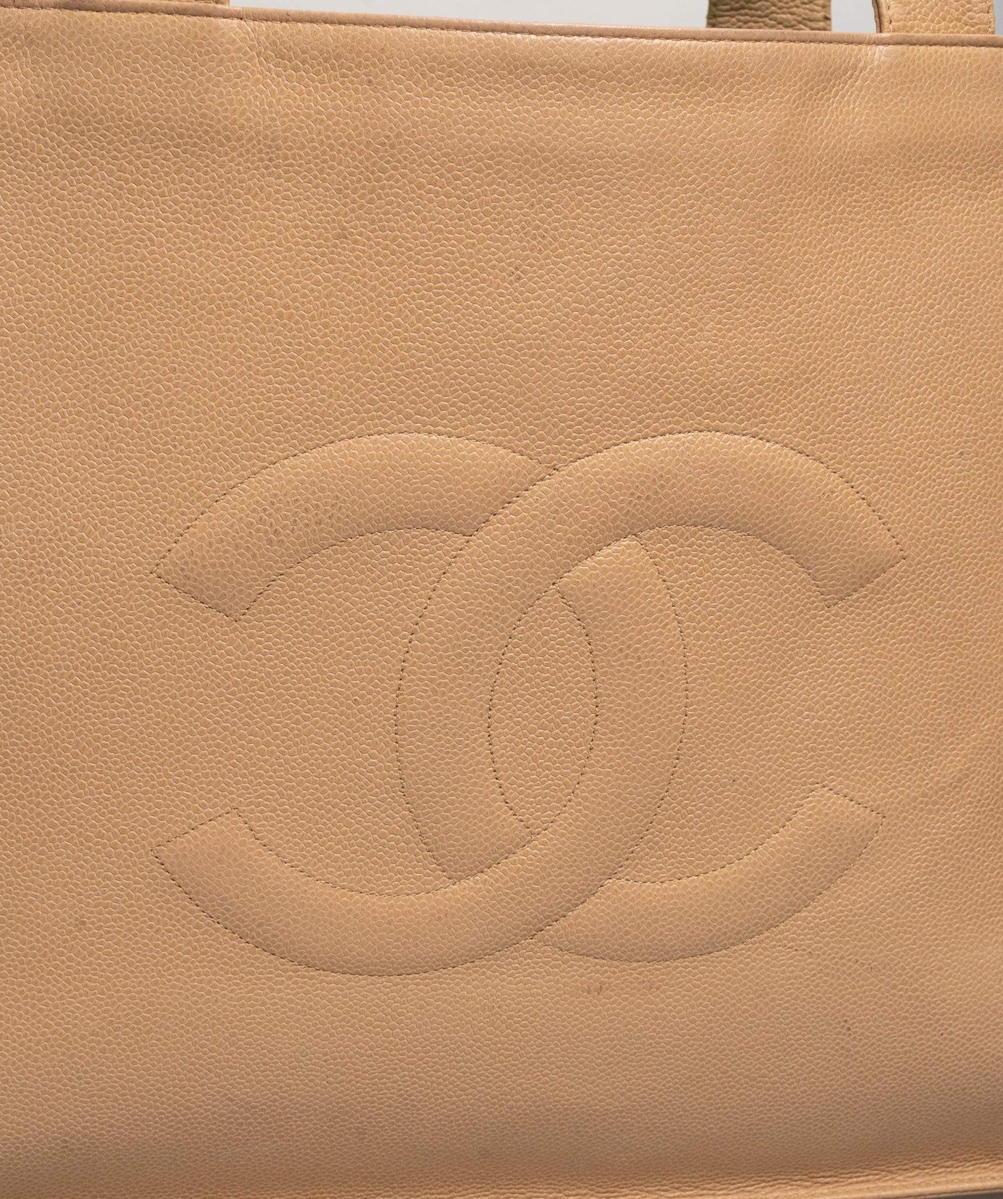 Chanel Chanel Caviar Skin Beige Tote bag - ASL1378