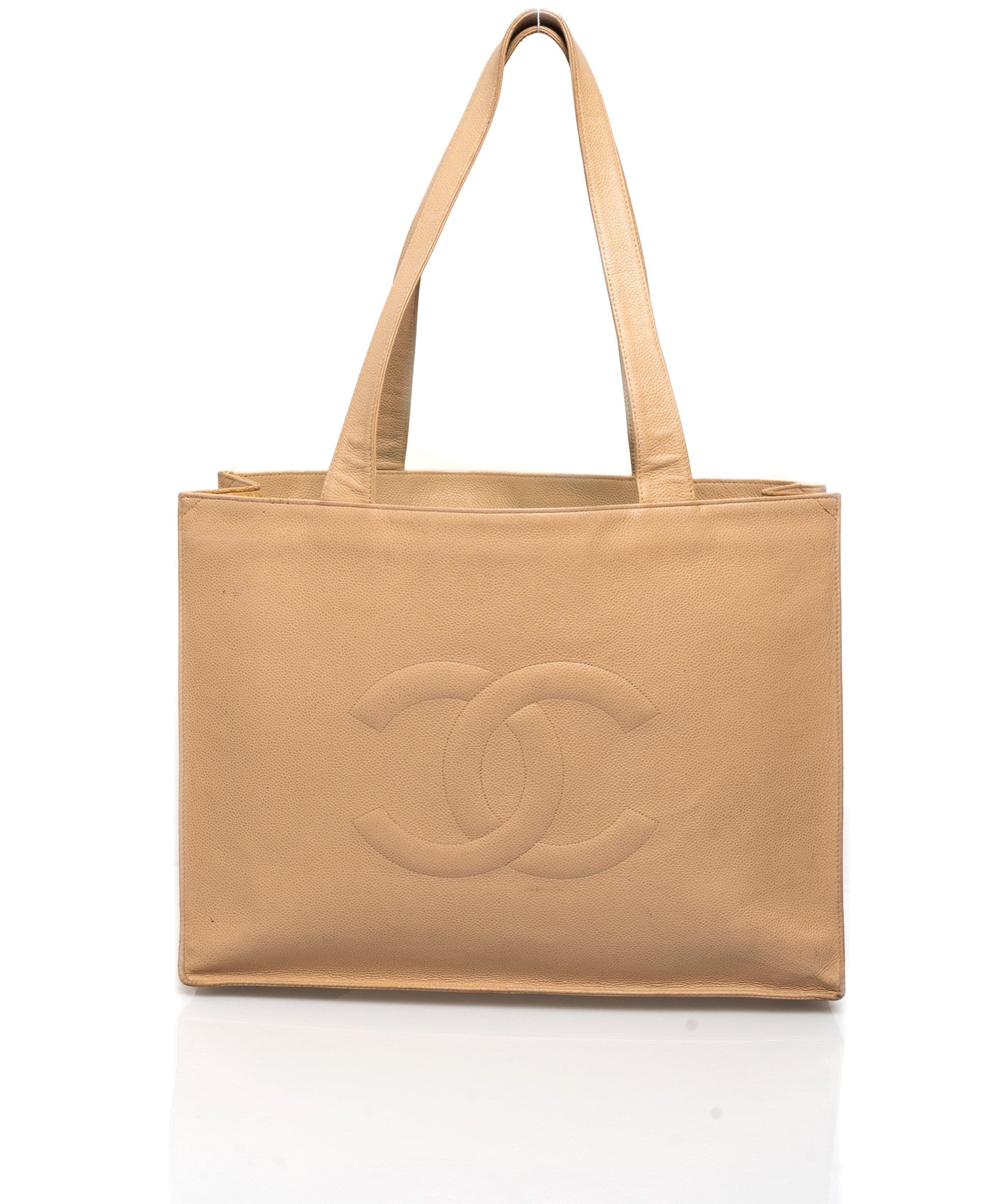 Chanel Chanel Caviar Skin Beige Tote bag - ASL1378