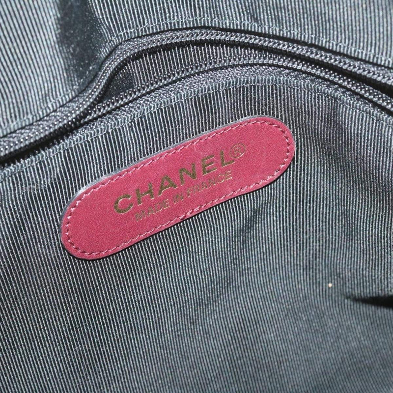 Chanel CHANEL Caviar Skin Mini Boston Hand Bag Leather Bordeaux - AWL1095