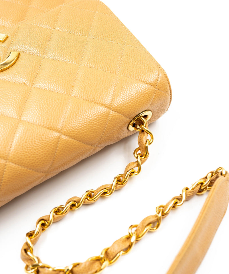 Chanel gold store crossbody bag