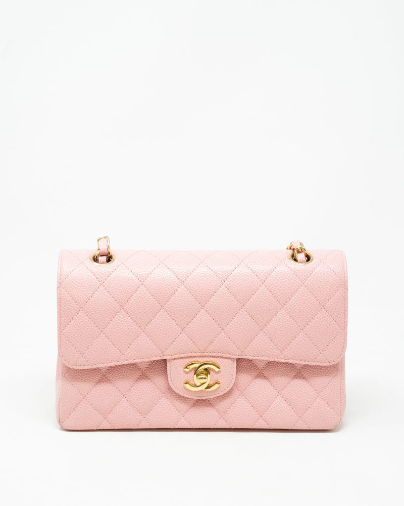 Chanel Top Mini Flap Bag AS3442 B08774 NG588 , Pink, One Size