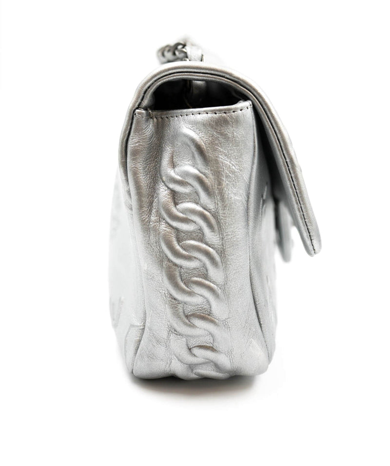 Chanel cc icon precious symbols silver classic flap bag UKL1165 –  LuxuryPromise