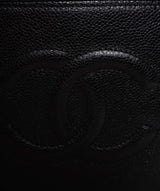 Chanel Chanel Chanel black caviarskin vanity bag with strap - AWL1170