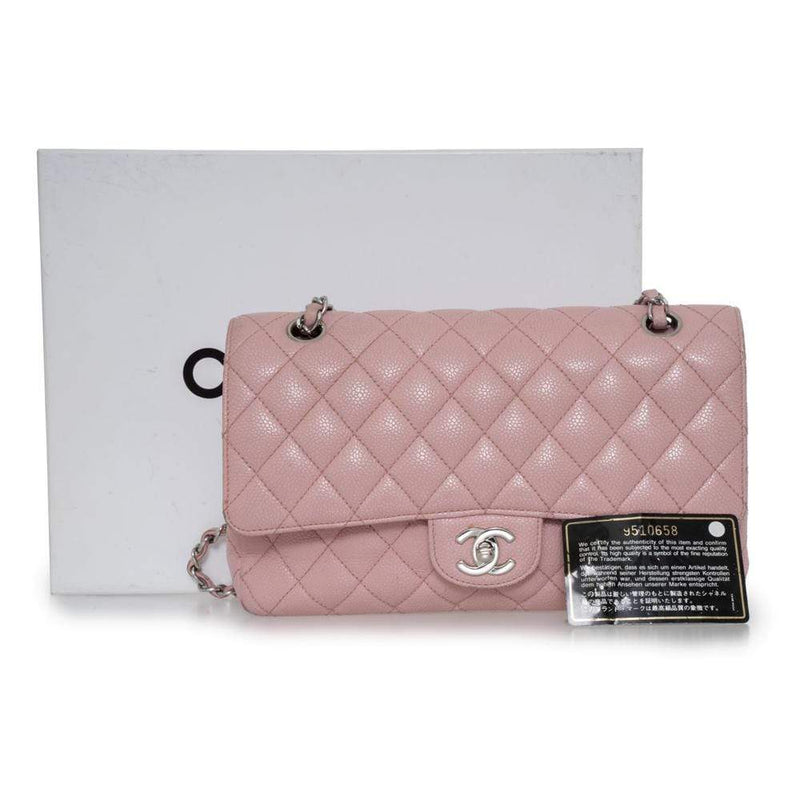 Chanel Chanel Classic Double Flap Pink Caviar Bag  - ADL1322