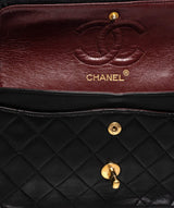 Chanel CHANEL Classic Double Flap Small Chain Shoulder Bag 1052016 Black - ASL1353