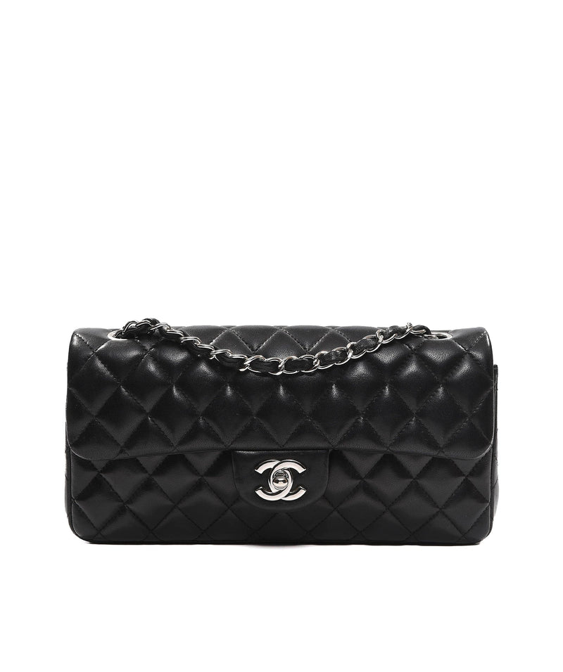 Chanel Black Caviar Classic East West Flap Bag SHW – Boutique Patina