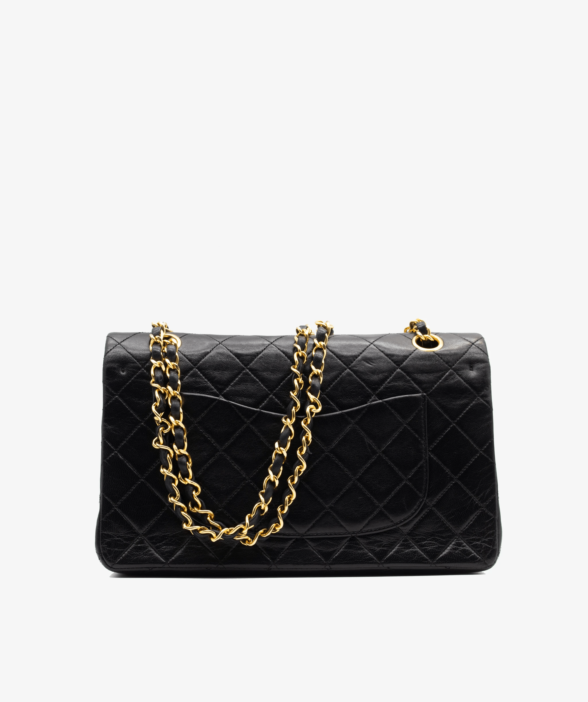 Chanel Chanel classic flap black 10 inch lambskin