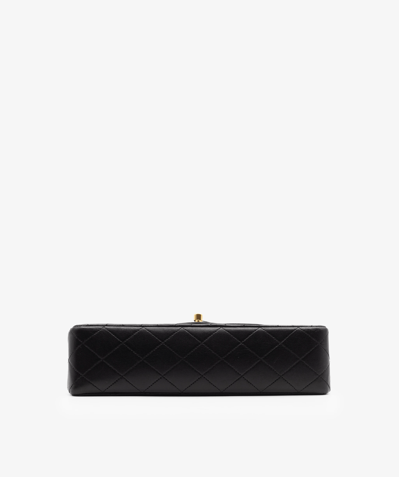 Chanel Chanel classic flap black 10 inch lambskin