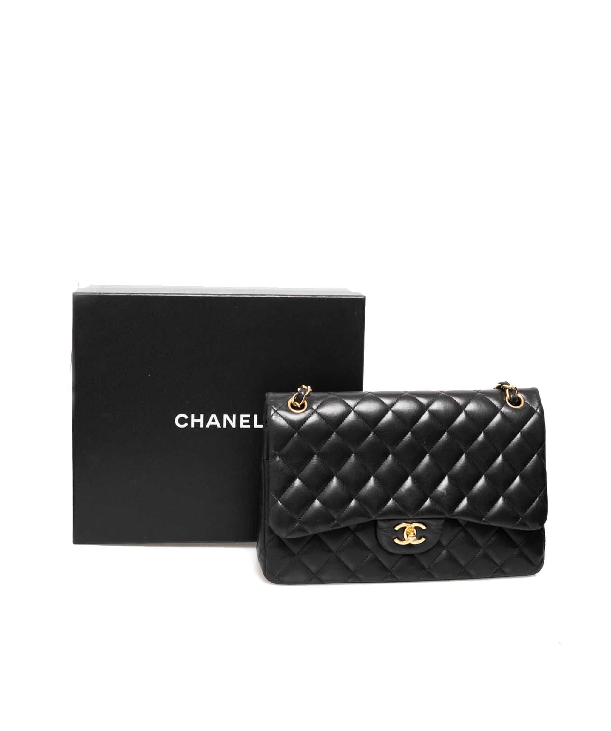 Chanel Chanel Classic flap Black Lambskin jumbo  - ASL1829