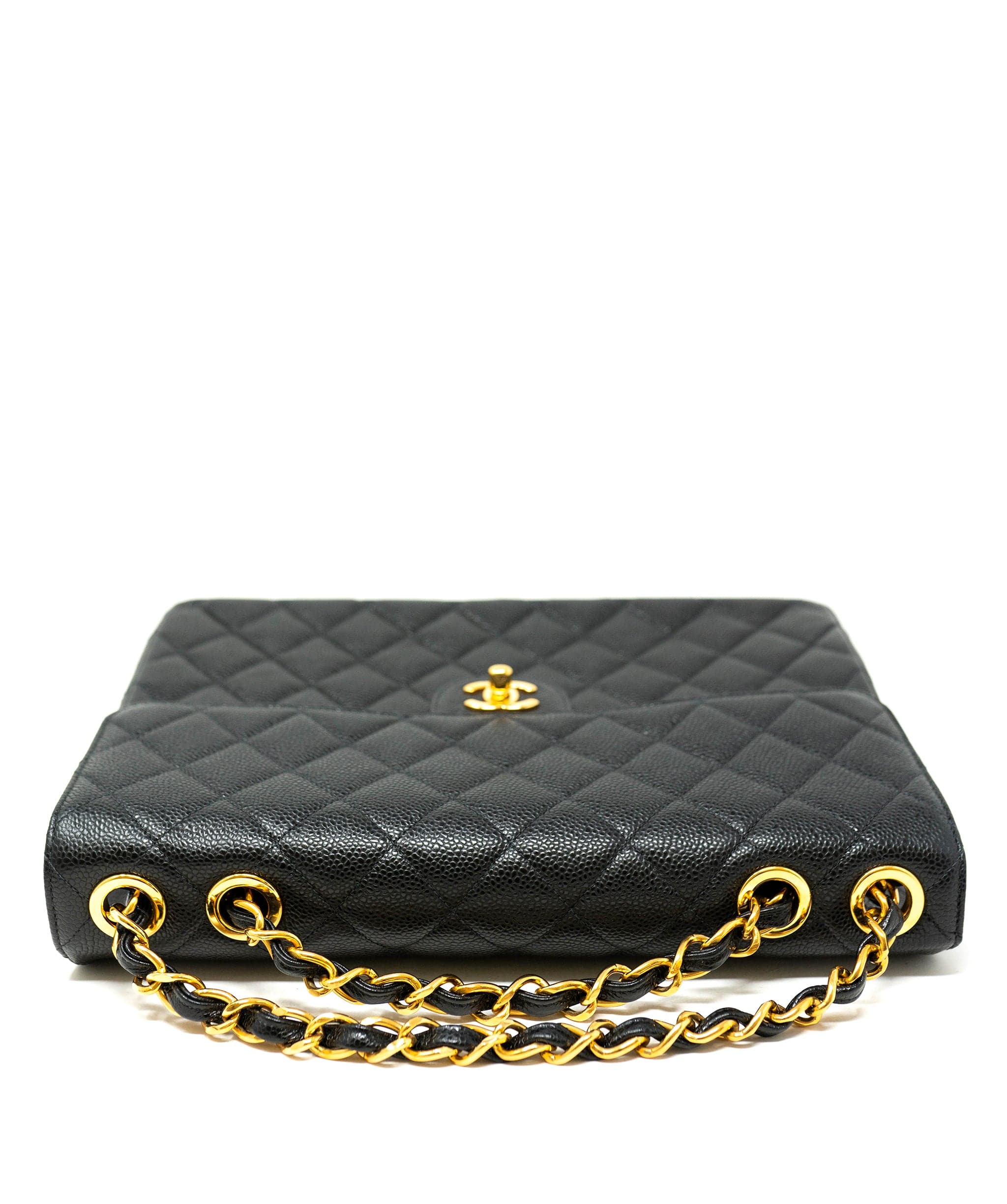 Chanel Chanel Classic Flap Jumbo Double Chain with Small CC turnstile lock ASL3204