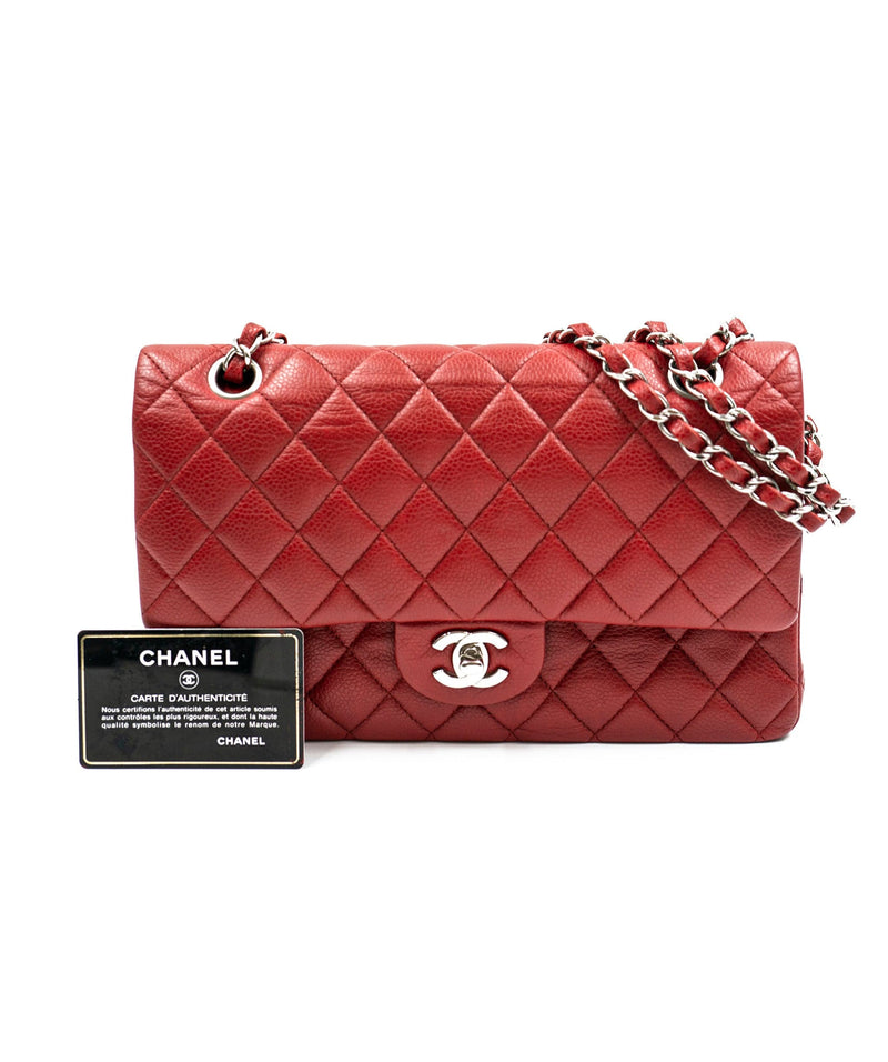 chanel handbags red color