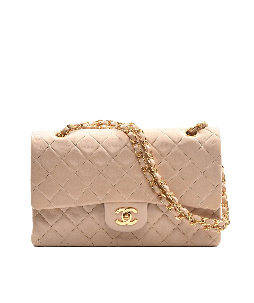 Chanel hot sale taupe bag