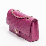 Chanel Chanel Classic Hot Pink 10" Med Double Flap Bag with GHW - AWL1365
