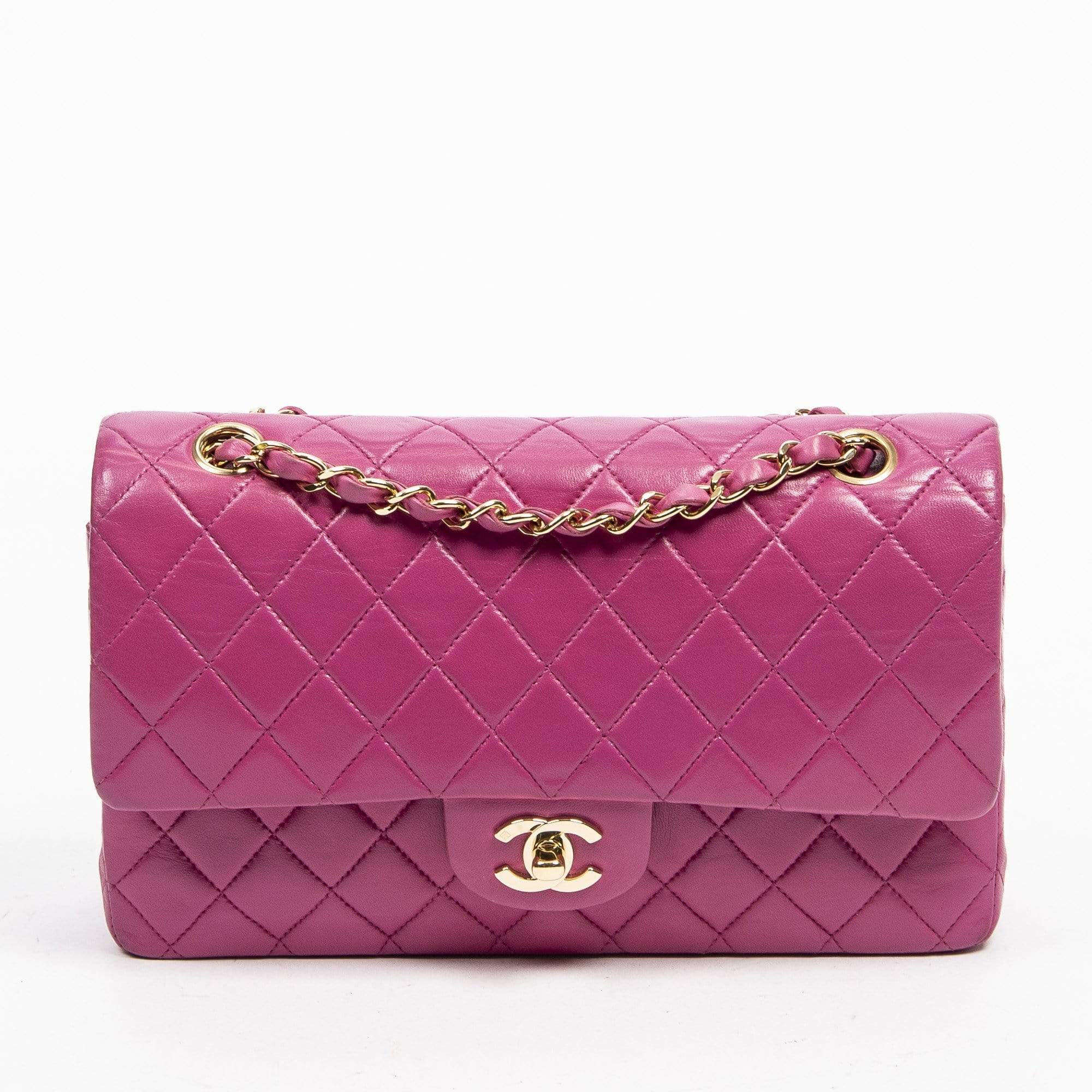 Chanel Classic Hot Pink 10 Med Double Flap Bag with GHW - AWL1365 –  LuxuryPromise