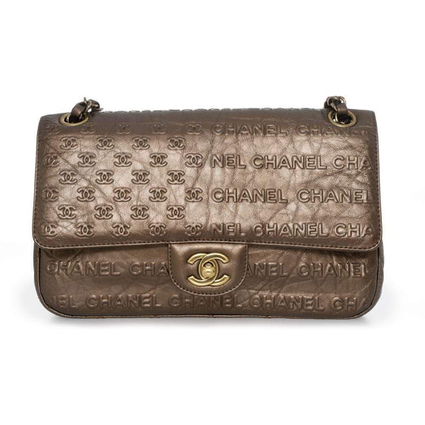 Chanel Coco Bronze CC embossed 9