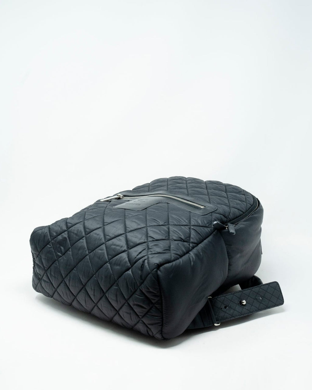 CHANEL COCO COCOON BACKPACK IN BLACK QUILTED CANVAS NYLON BLACK BACKPACK BAG