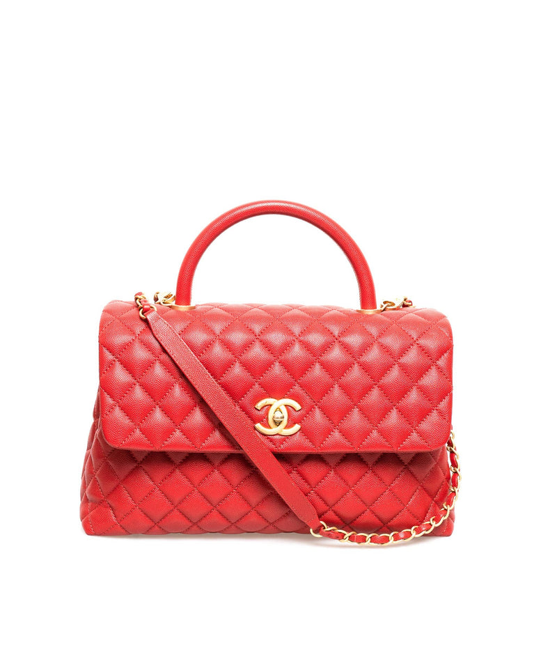 Chanel Coco Handle Caviar Bag - ADL1484 – LuxuryPromise
