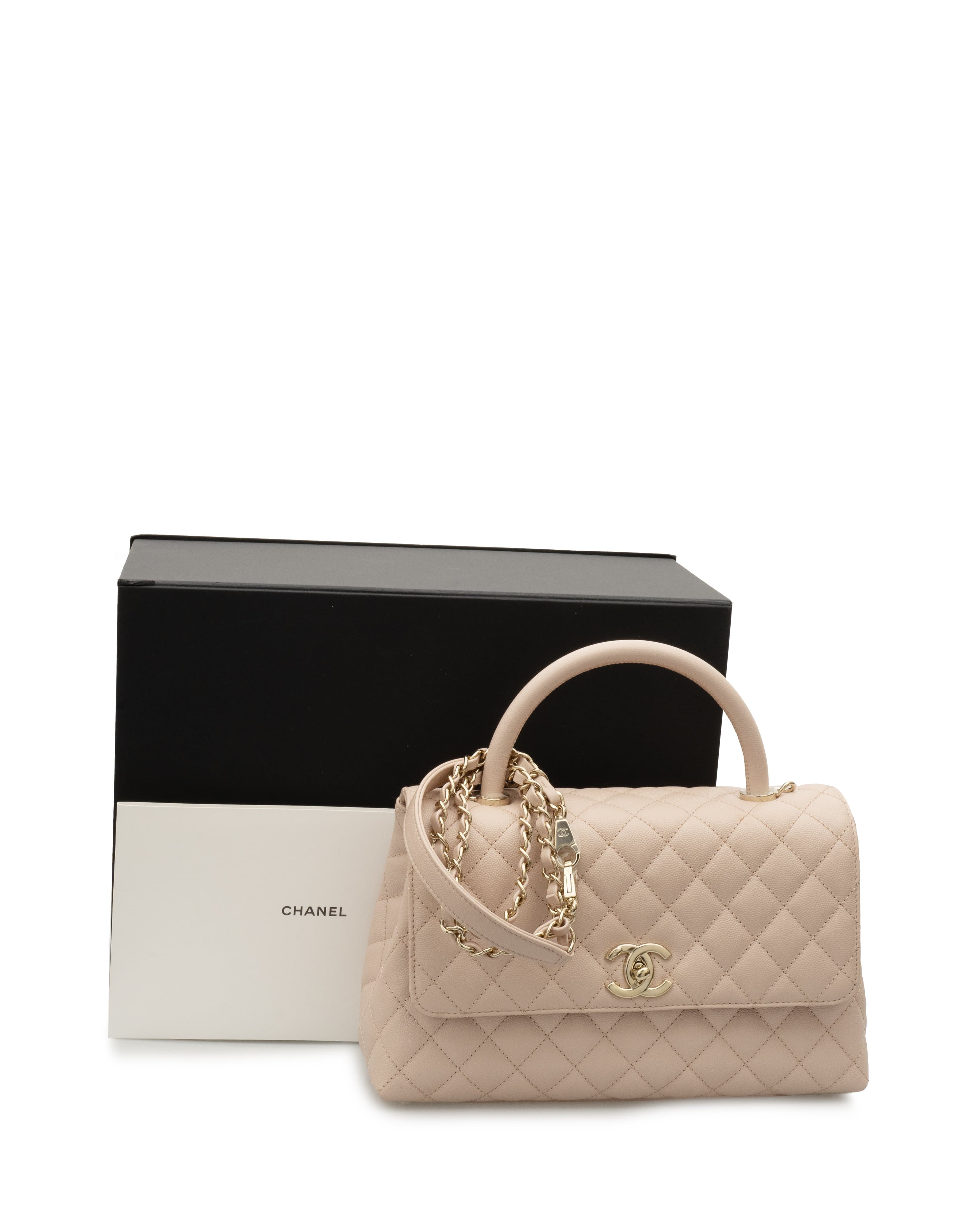 Chanel Chanel coco handle Caviar Pink bag ADL1629