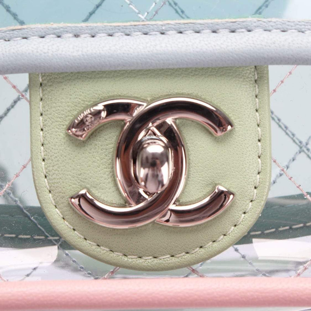 Chanel 2018 Coco Splash Flap Bag - Green Shoulder Bags, Handbags