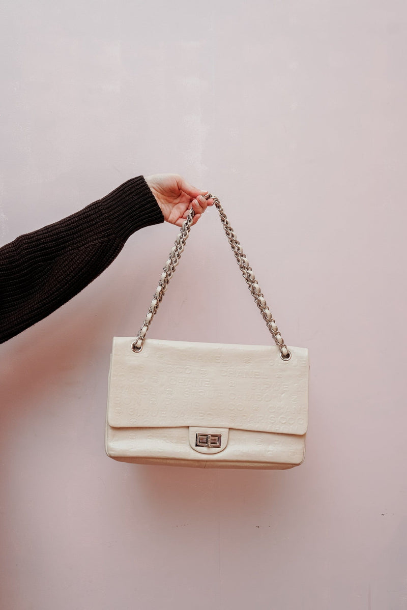 Chanel Chanel Cream '31 Rue Cambon' 228 Reissue Double Flap Bag - AWL2187