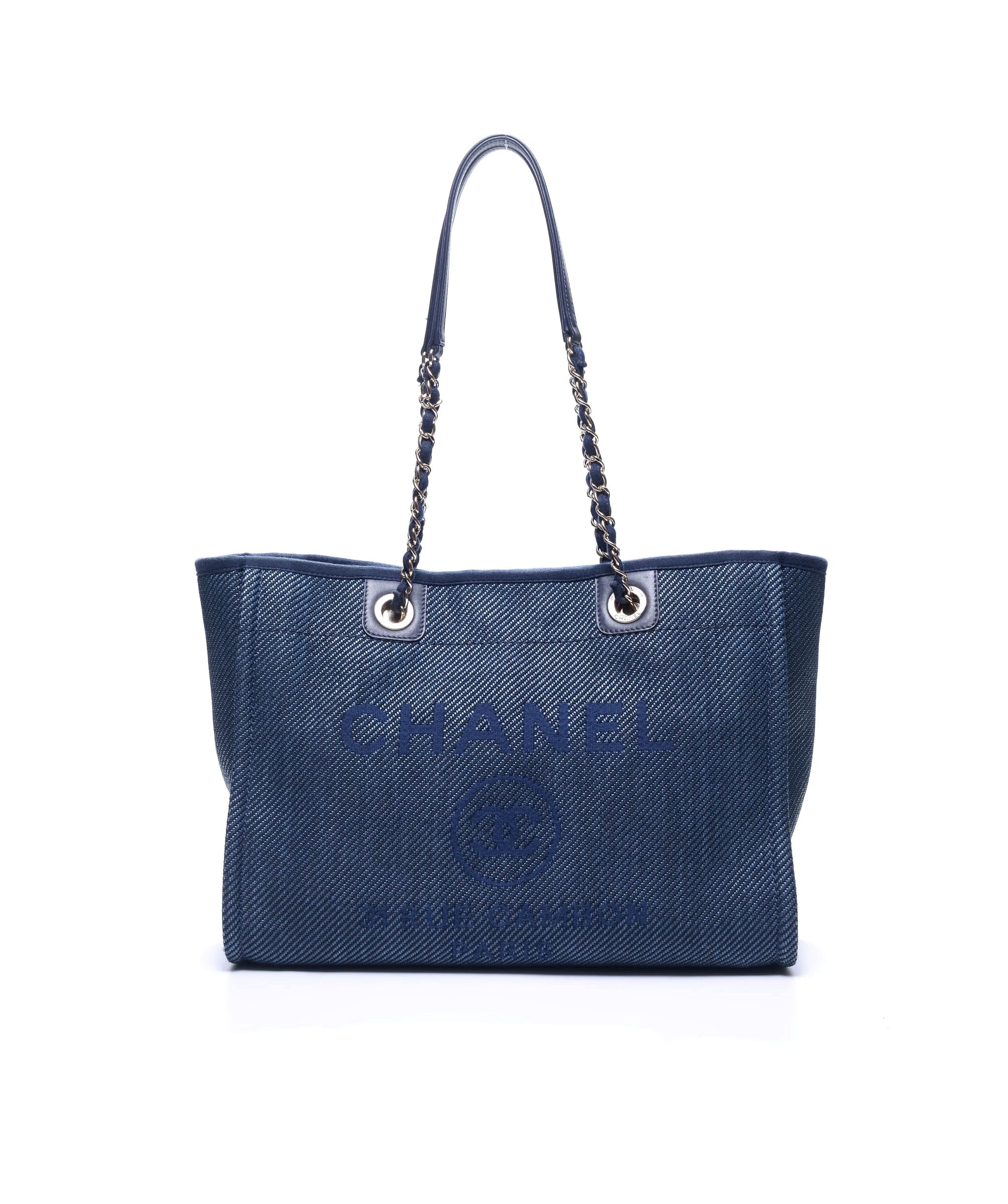 Chanel Chanel Deauville Blue Medium LGHW SKC1158