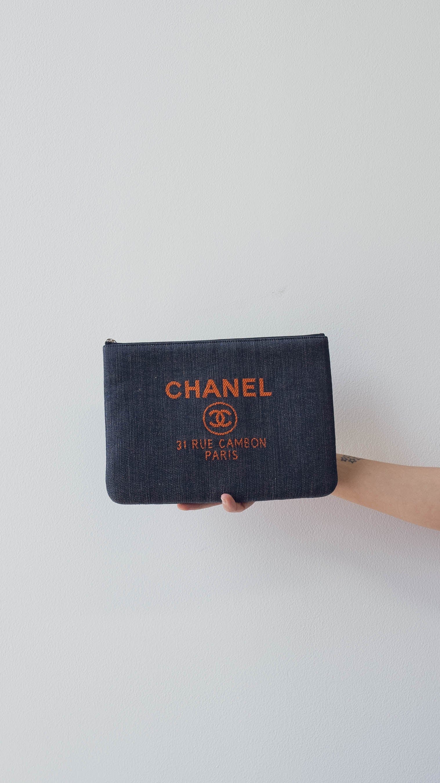 Chanel Chanel Deaville Clutch RJL1795