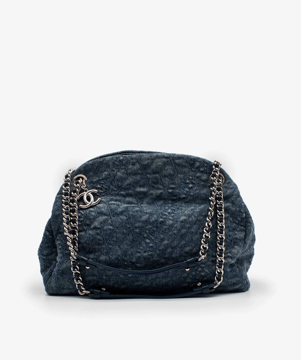 Blake Lively Blue Jean Chanel Bag Top Navy Blue Chanel Bag Flash Sales