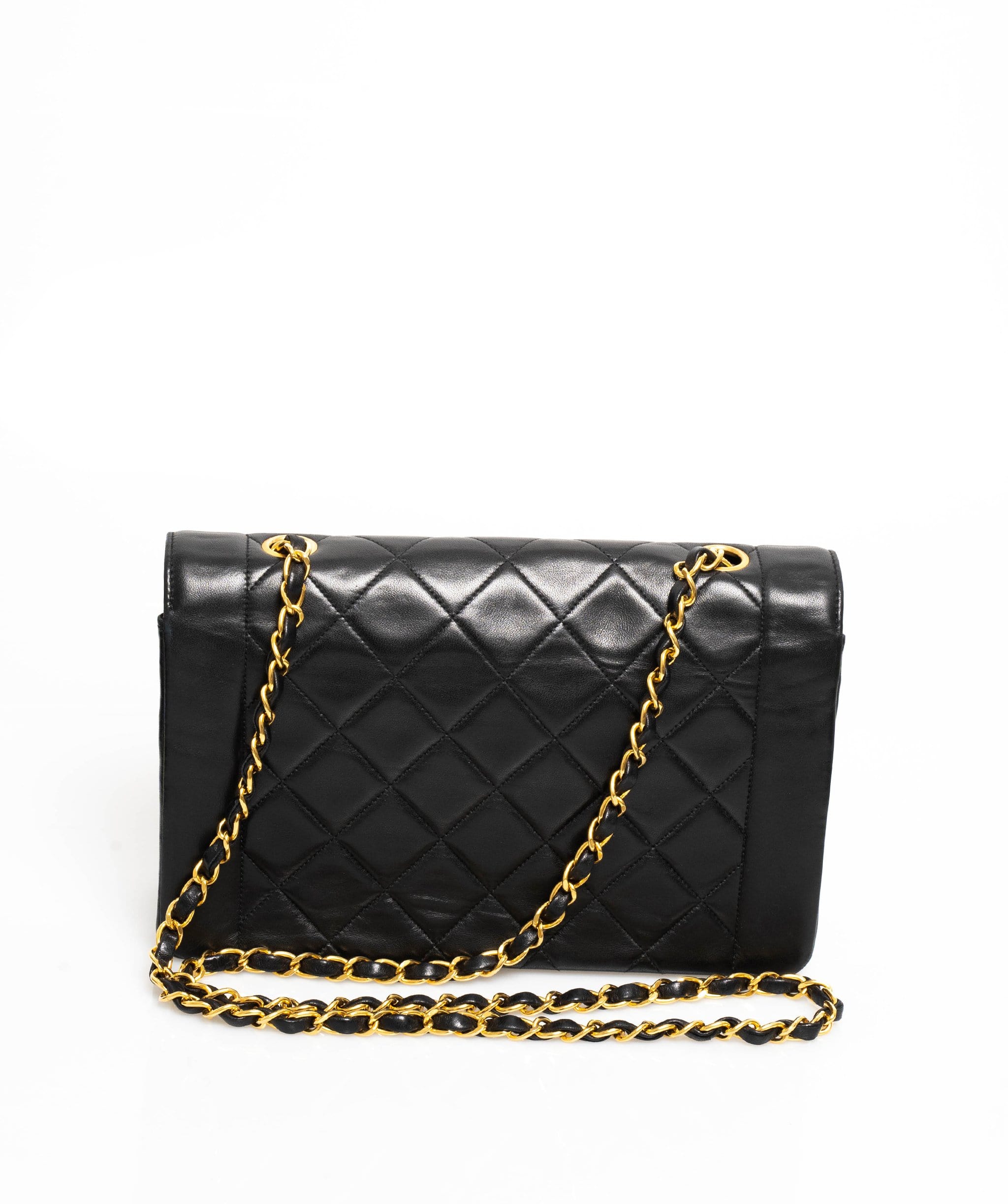 Chanel Chanel Diana Flap black lambskin bag - ASL1686