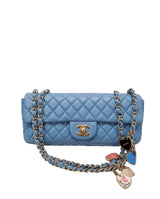 Chanel Chanel East West Valentines Flap Blue SYC1032