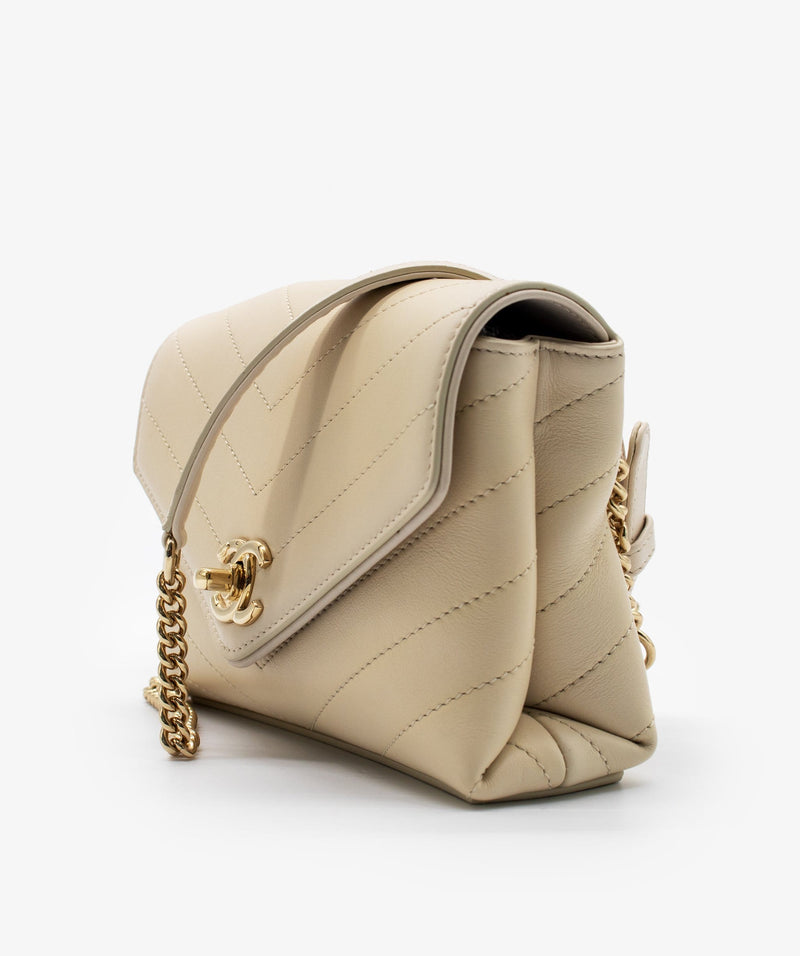 Chanel Chanel Envelope Belt Bag Cream RJL1144