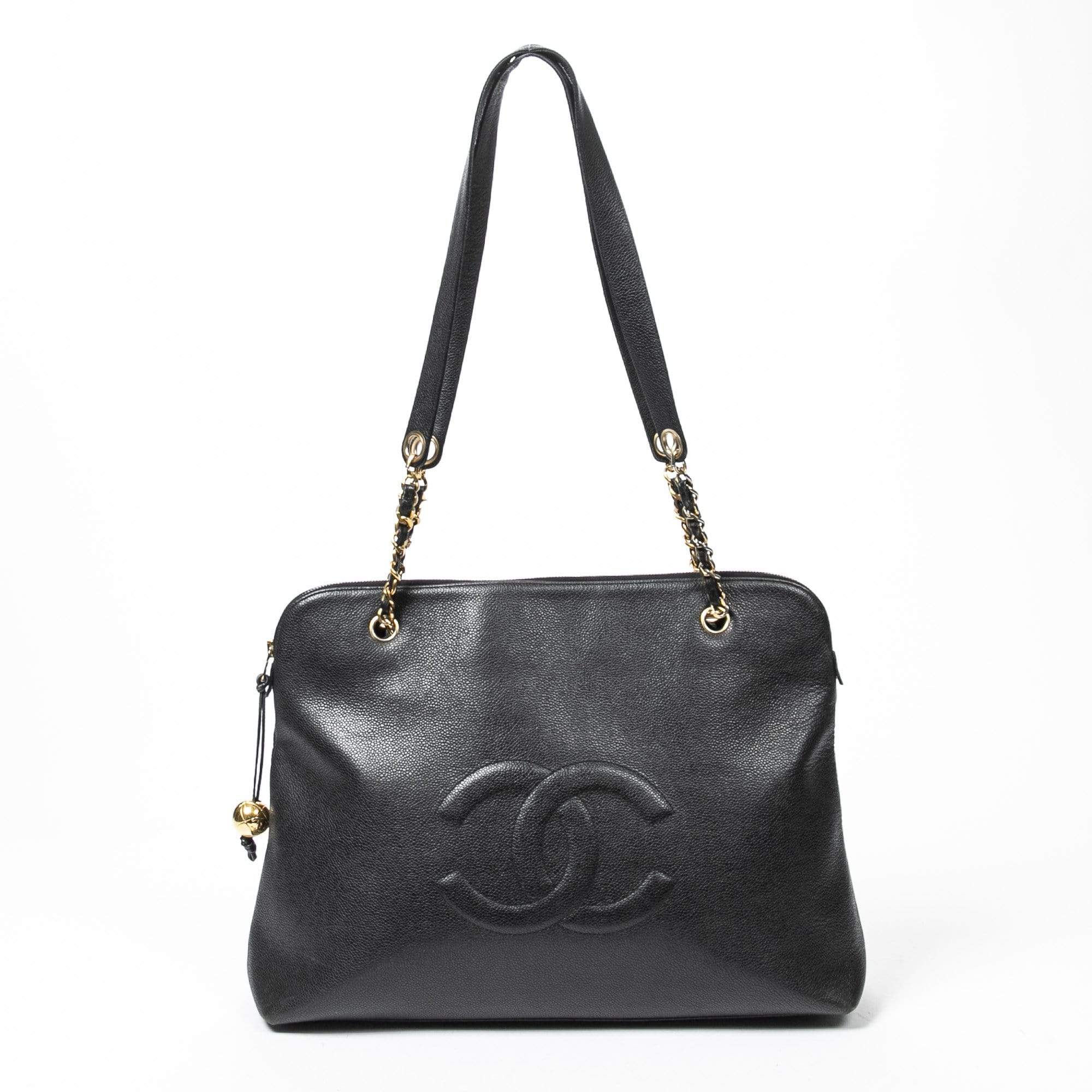 Chanel Chanel Front Logo Spehere Zip Tote MW2393