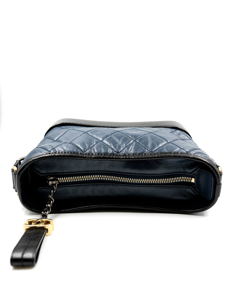 CHANEL Brown Gabrielle Zip Around Coin Purse Wallet Quilted Lambskin  Leather | eBay
