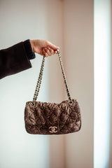 Chanel Chanel grey puff bag ASC1067