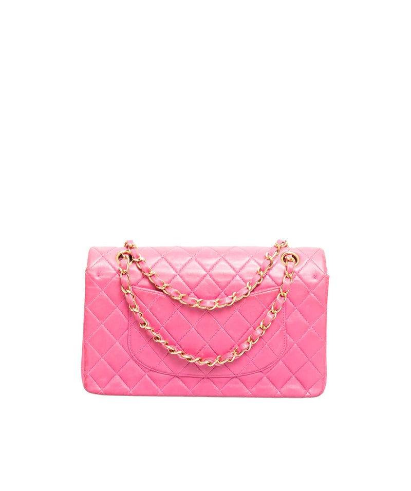 Chanel Chanel Hot Pink 10" Classic Flap Bag - AWC1061
