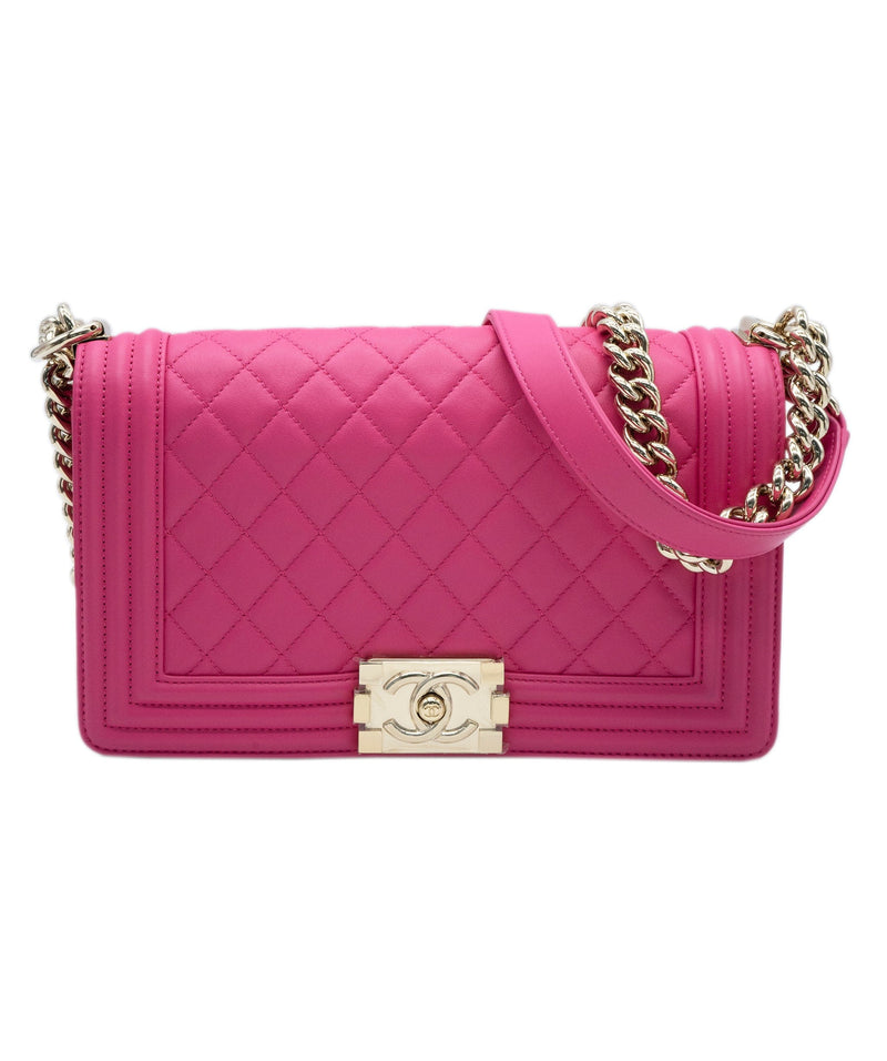 Chanel hot pink boy bag ALC0386 – LuxuryPromise