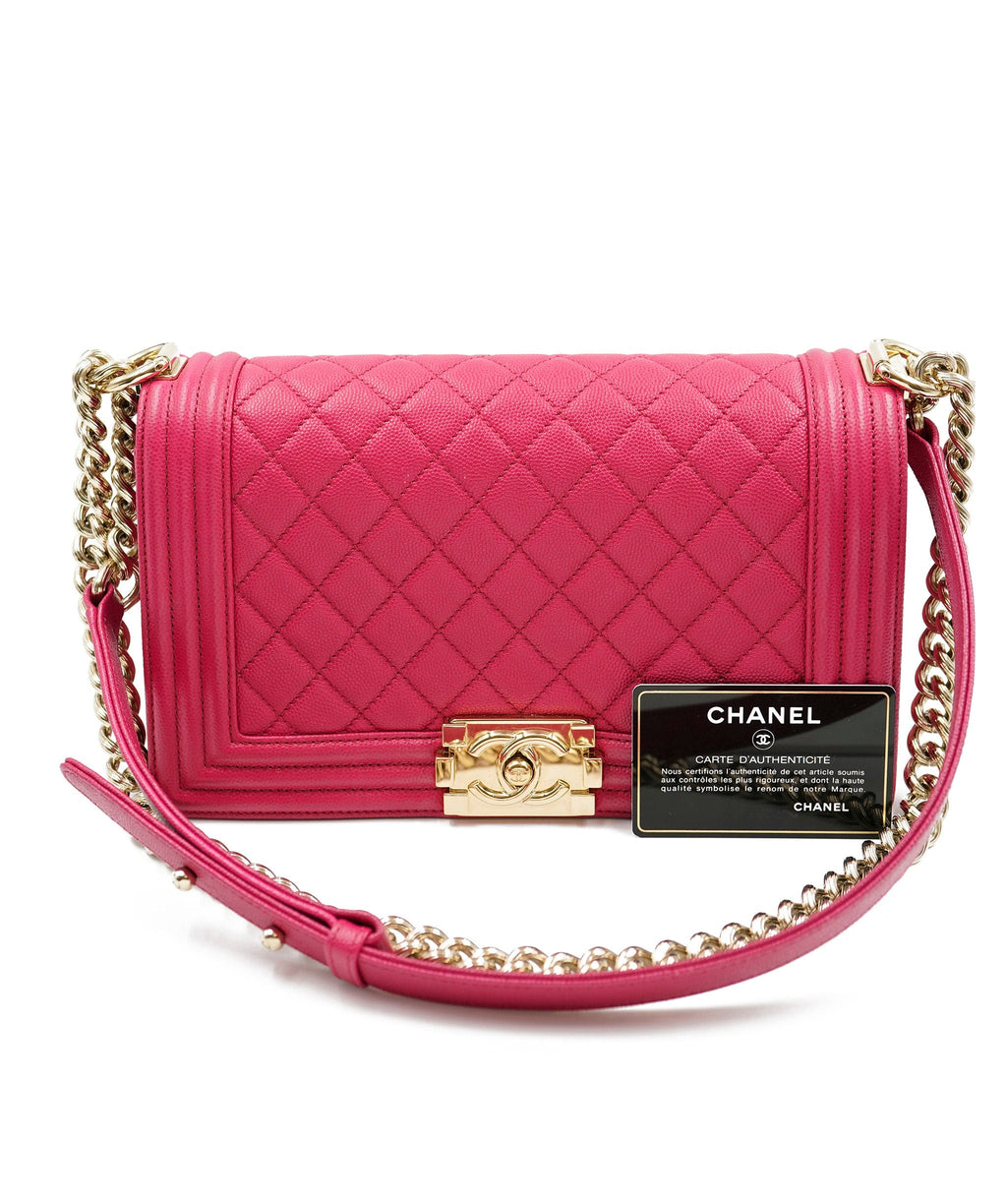 Chanel Boy Pink Fuchsia